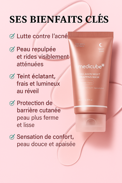 Masque de nuit au collagène